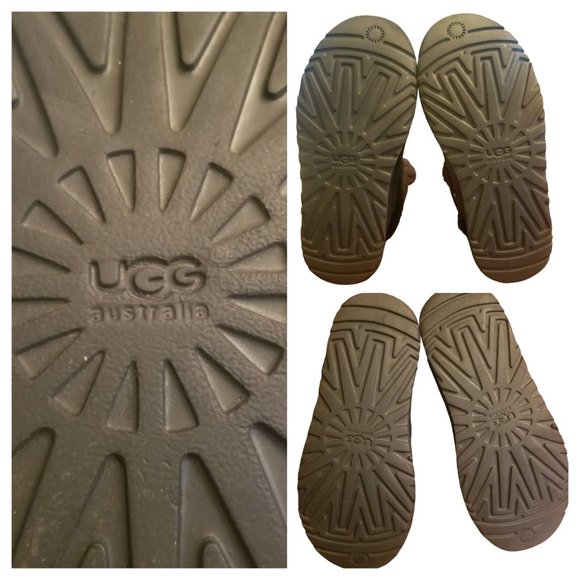 UGG Australia | Cambridge | Leather Boot Black Metallic Gold | Women | Size: 7 - Picture 10 of 16